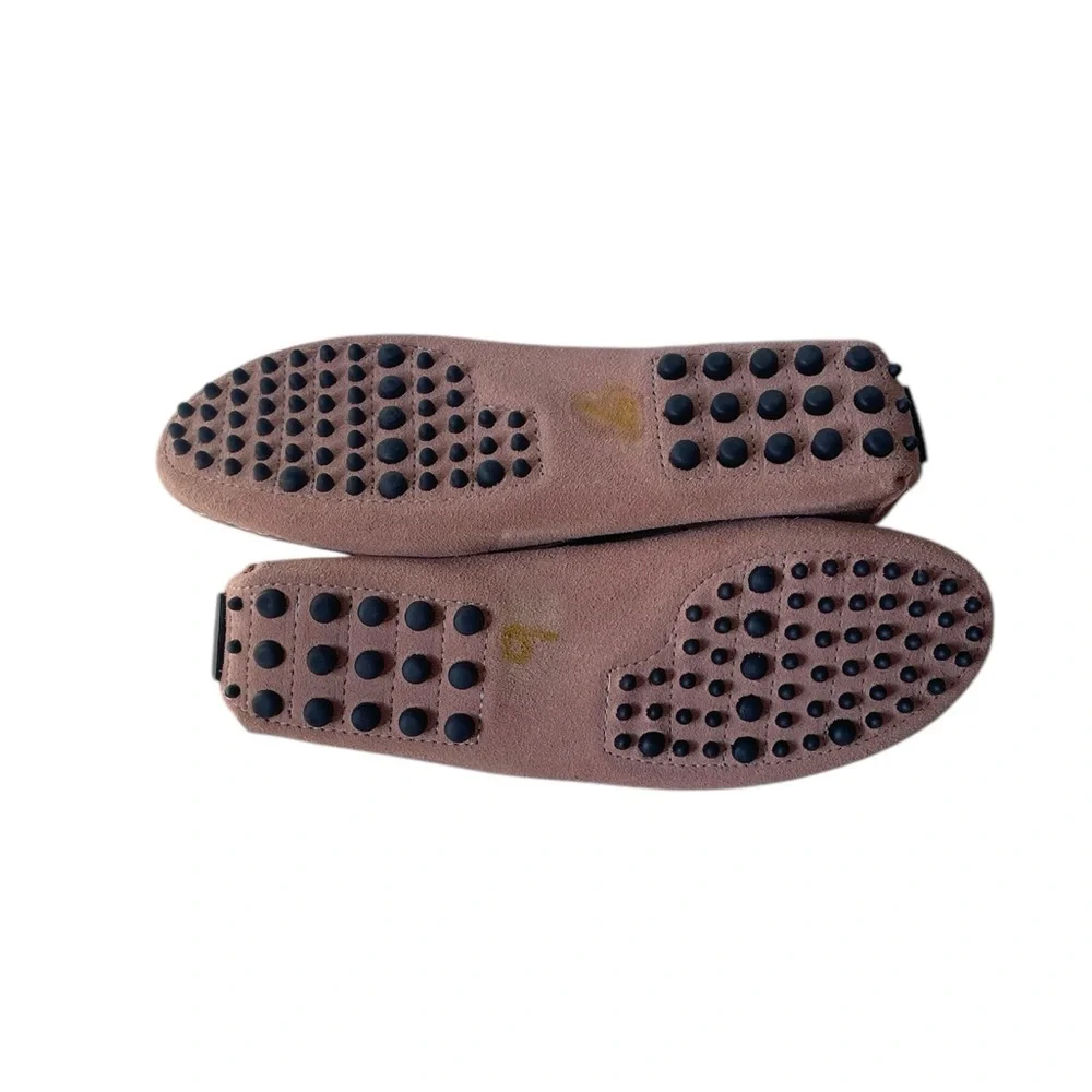 Mossimo Matteo pink suede driving loafer moccasins
